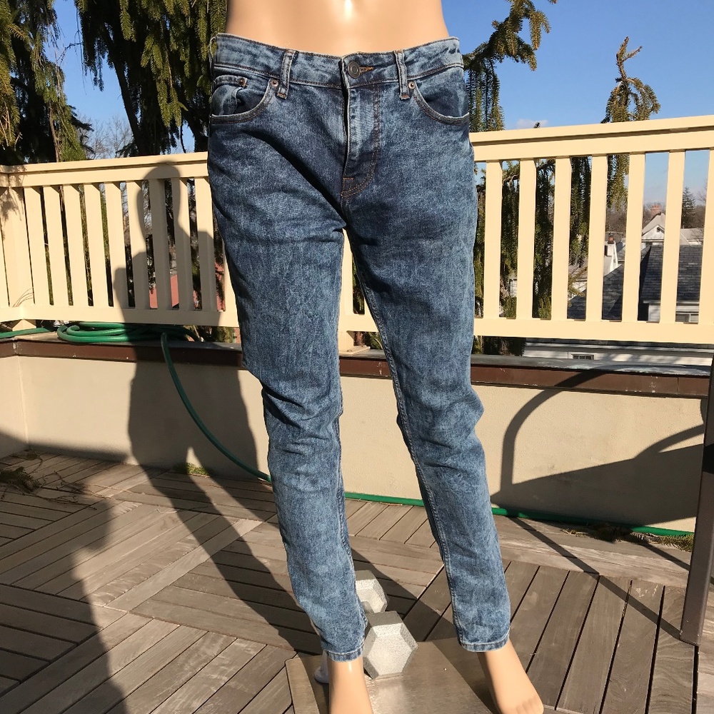 Men's Jeans Forever 21 Acid Wash Jeans 33x32